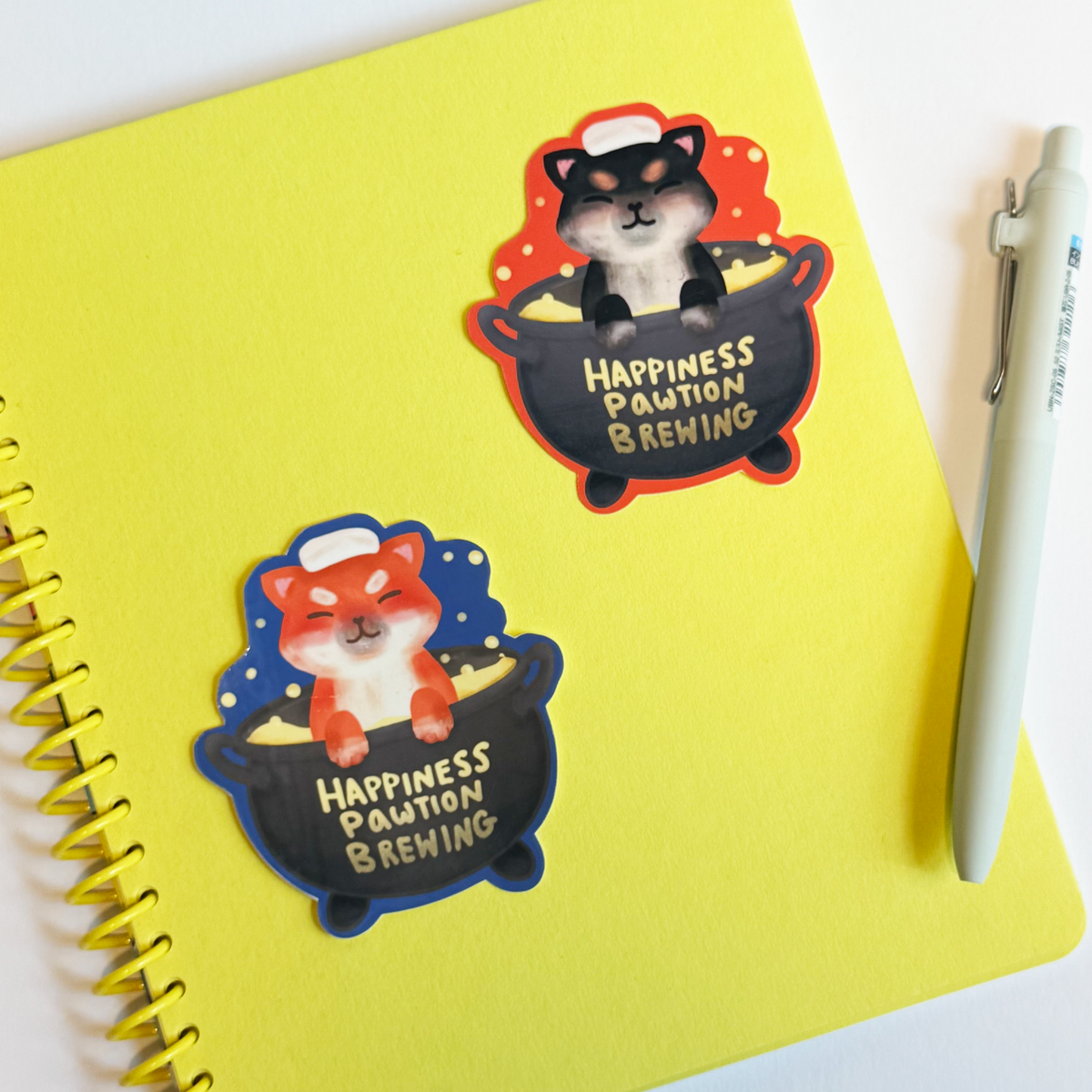 Trouble Brewer Shiba Sticker