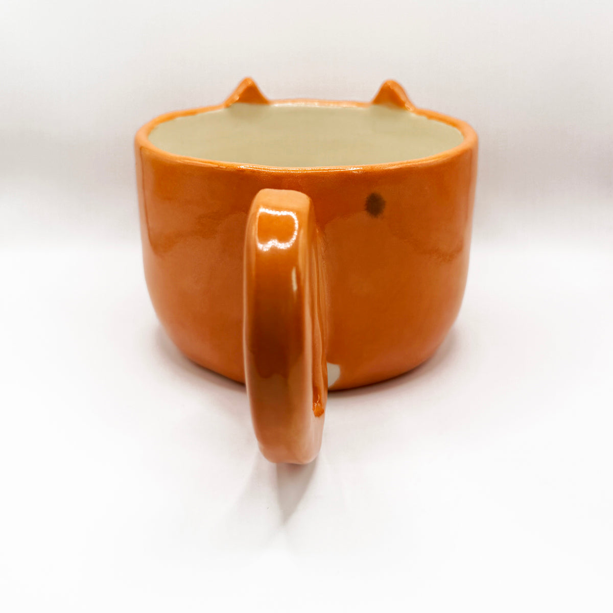 Red Shiba Inu "Side-Eye" Mug with Curly Tail