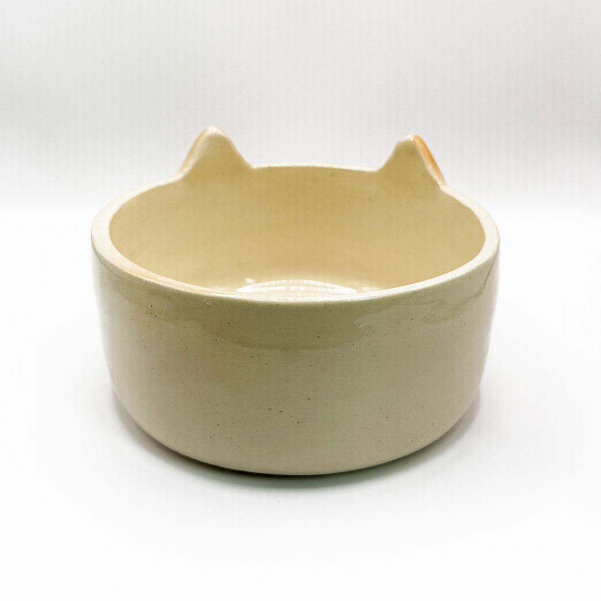 Cream Shiba Inu "Star Eyes" Ceramic Bowl