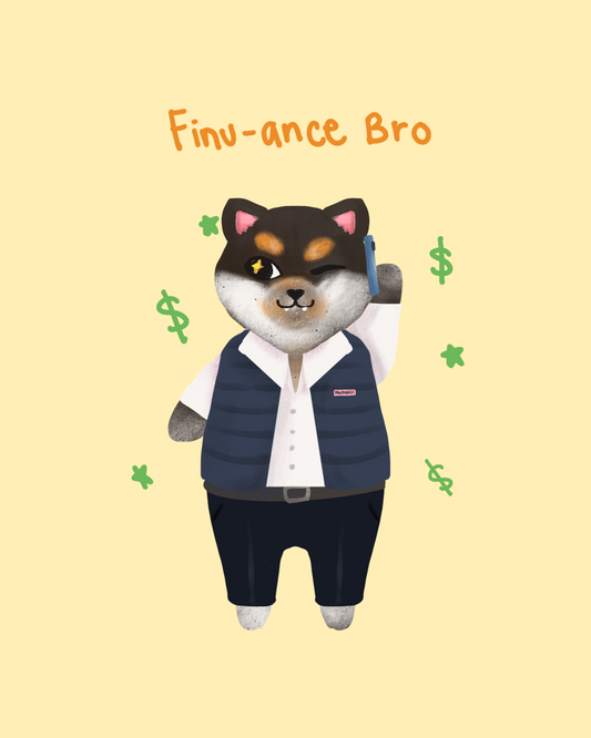 Finu-ance Bro Postcard